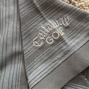 VTG Callaway Golf By Nordstrom Polo Shirt Large EUC 100% PIMA Cotton Short Sl‎
